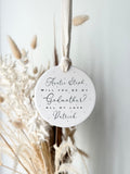 Personalised Godmother ceramic ornament – Will You Be My Godmother?