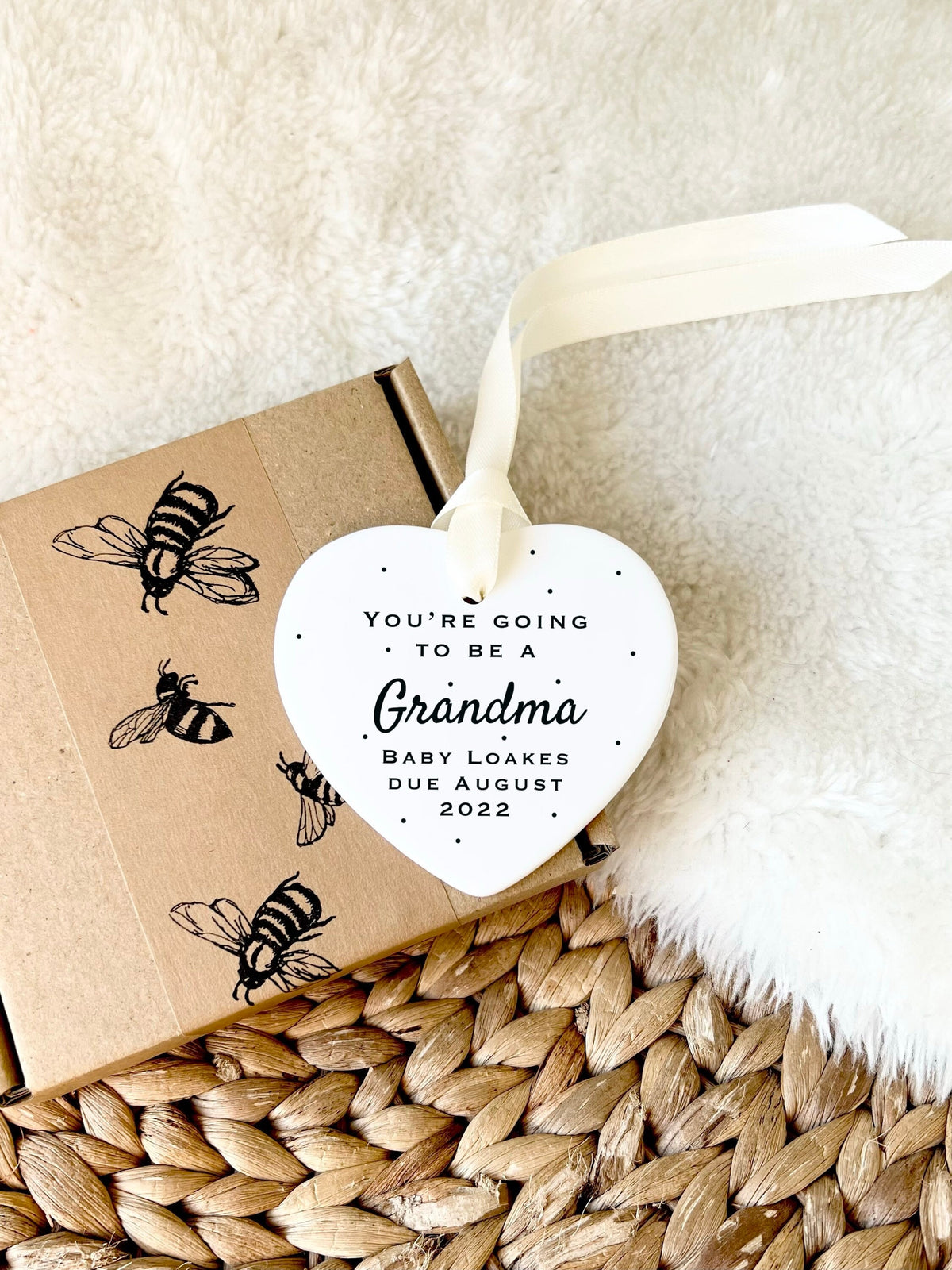 Personalised 'You're Going to Be a Grandma' Ornament