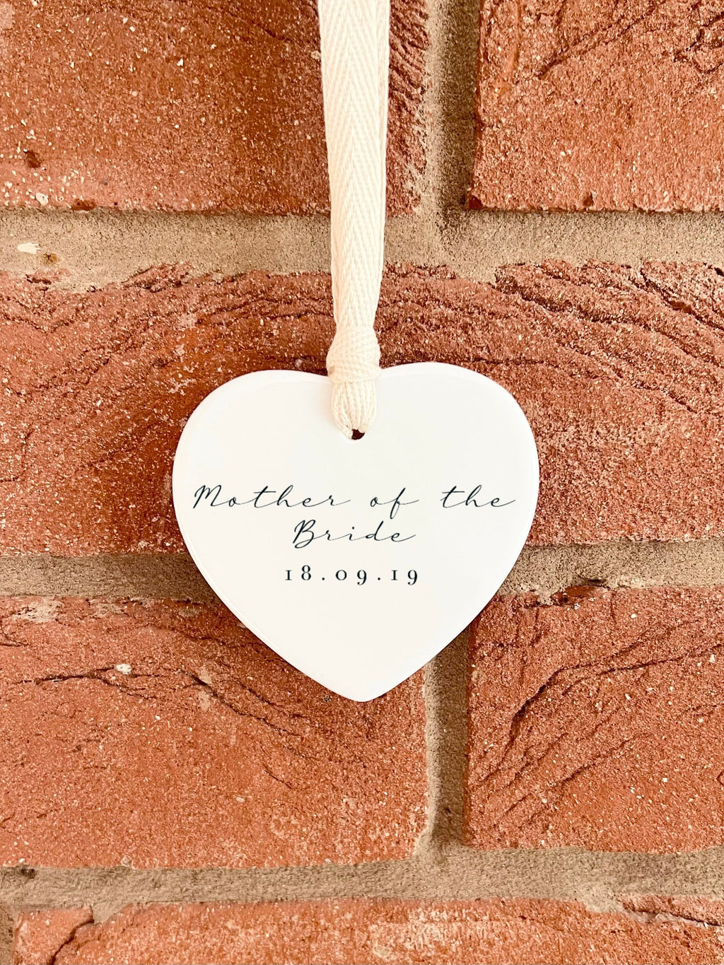 Personalised Mother of the Bride Ornament – Wedding Keepsake