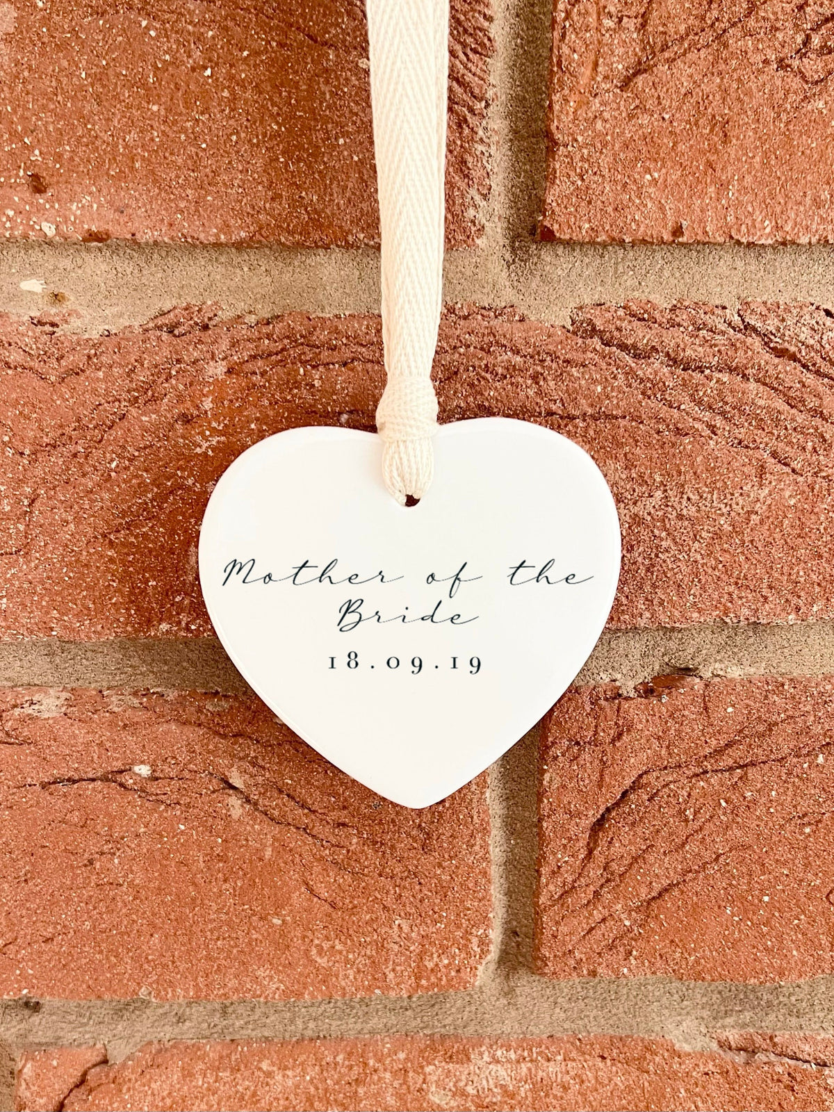 Personalised Mother of the Bride Ornament – Wedding Keepsake