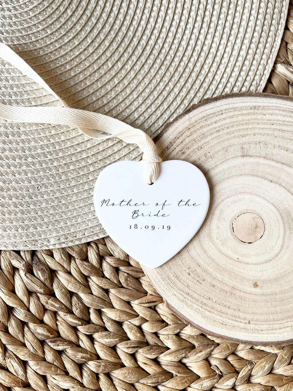 Personalised Mother of the Bride Ornament – Wedding Keepsake