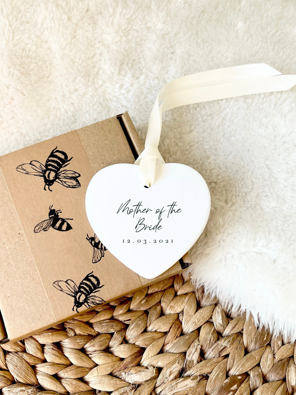 Personalised Mother of the Bride Ornament – Wedding Keepsake