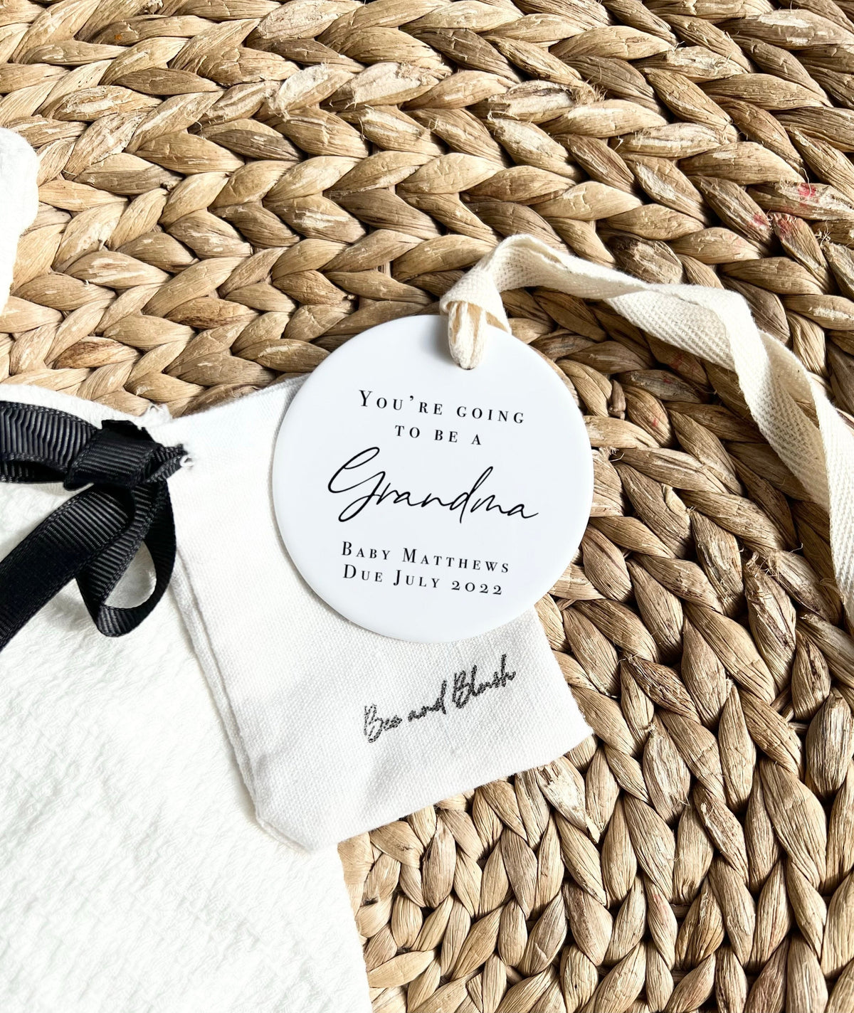 Personalised 'You're Going to Be a Grandma' Ornament