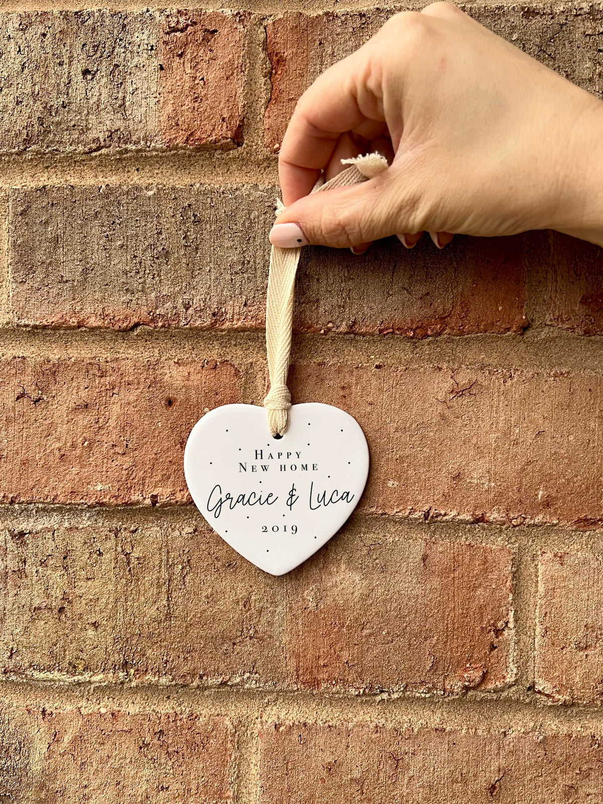 Personalised New Home Ornament – Ceramic Housewarming Keepsake