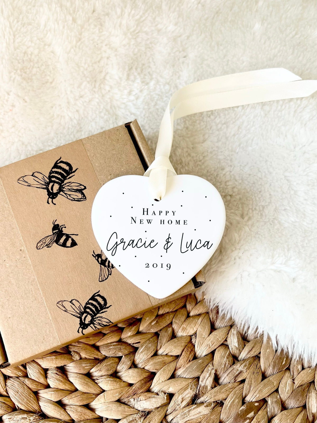 Personalised New Home Ornament – Ceramic Housewarming Keepsake