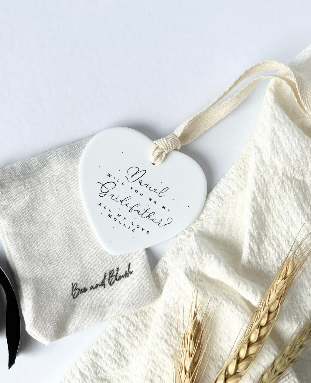 Personalised Guidefather Ornament – 'Will You Be My Guidefather?' Gift