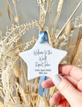 Personalised New Baby Keepsake – Welcome to the World Ornament