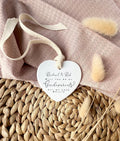 Personalised Guideparents Ornament – 'Will You Be My Guideparents?' Gift
