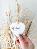 Personalised Bridesmaid Ornament – Wedding Thank You Gift