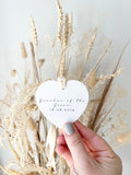 Personalised Grandma of the Groom Ornament – Wedding Keepsake