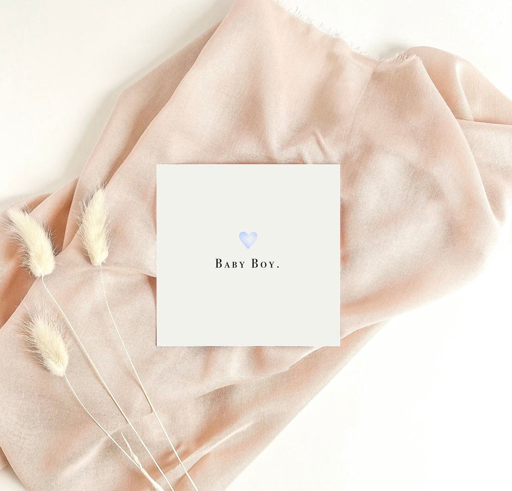 New Baby Boy congratulations card