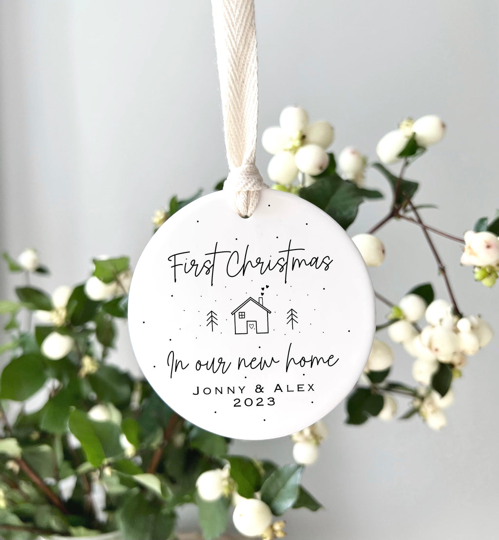 Personalised New Home Ornament – Ceramic Housewarming Keepsake