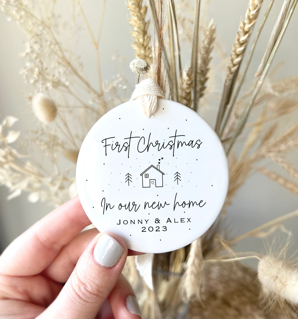 Personalised New Home Ornament – Ceramic Housewarming Keepsake