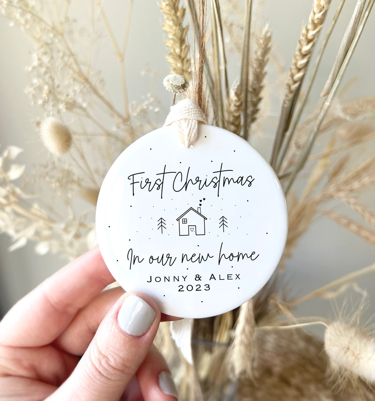 Personalised New Home Ornament – Ceramic Housewarming Keepsake