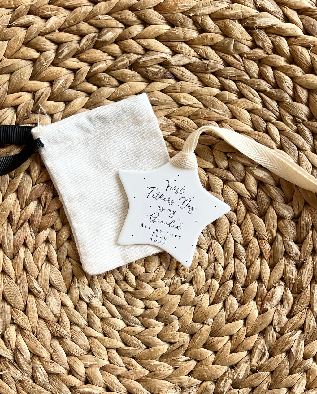 Personalised Grandad Father's Day Ornament