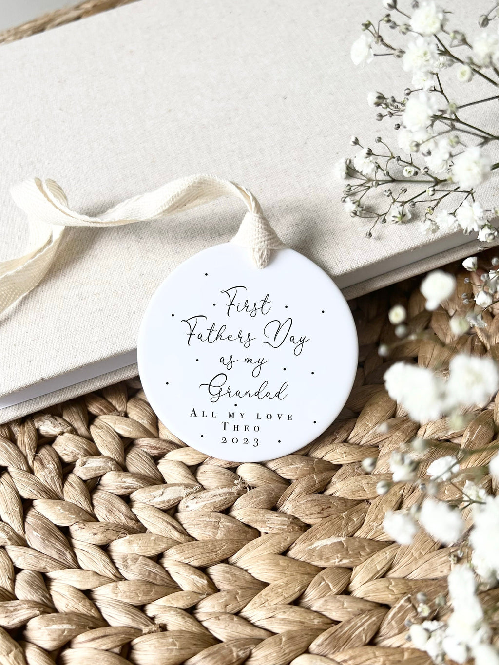 Personalised Grandad Father's Day Ornament