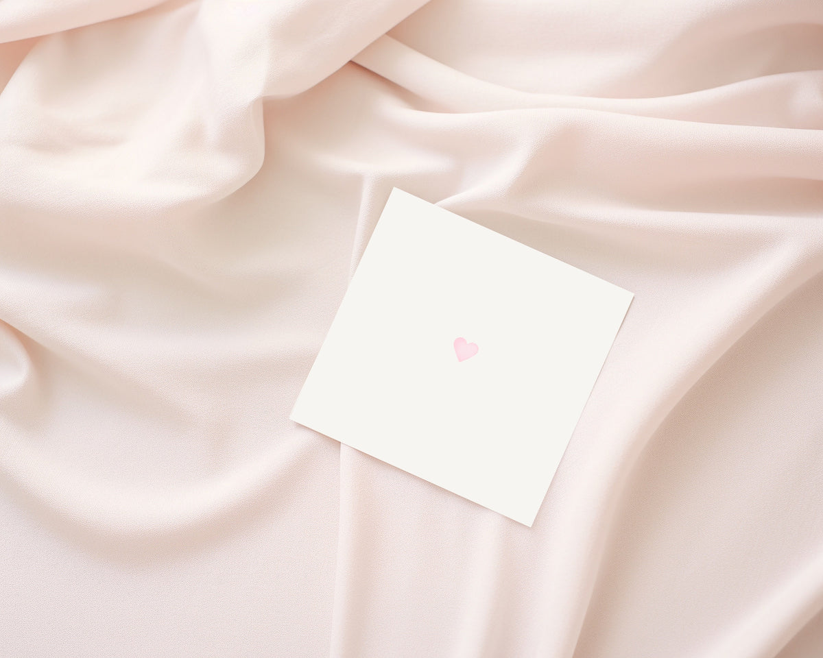 Mini Heart Card – Anniversary, Wedding & Valentine's