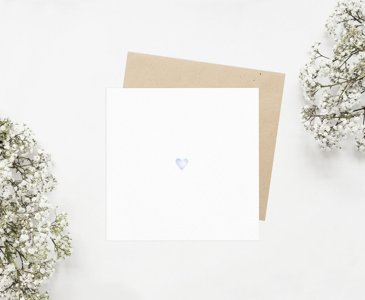 Mini Heart Card – Anniversary, Wedding & Valentine's