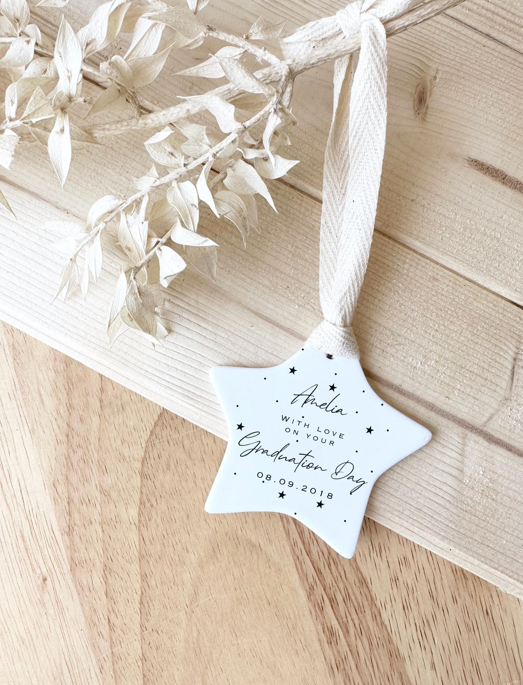 Personalised Graduation Ornament – Ceramic Keepsake