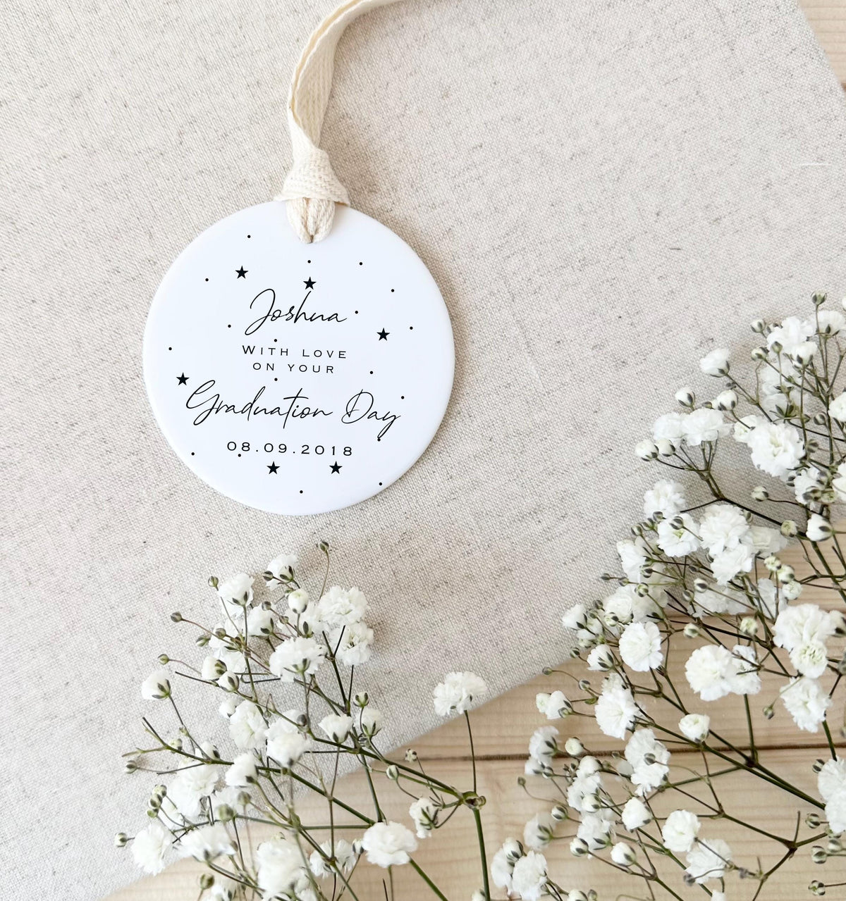 Personalised Graduation Ornament – Ceramic Keepsake