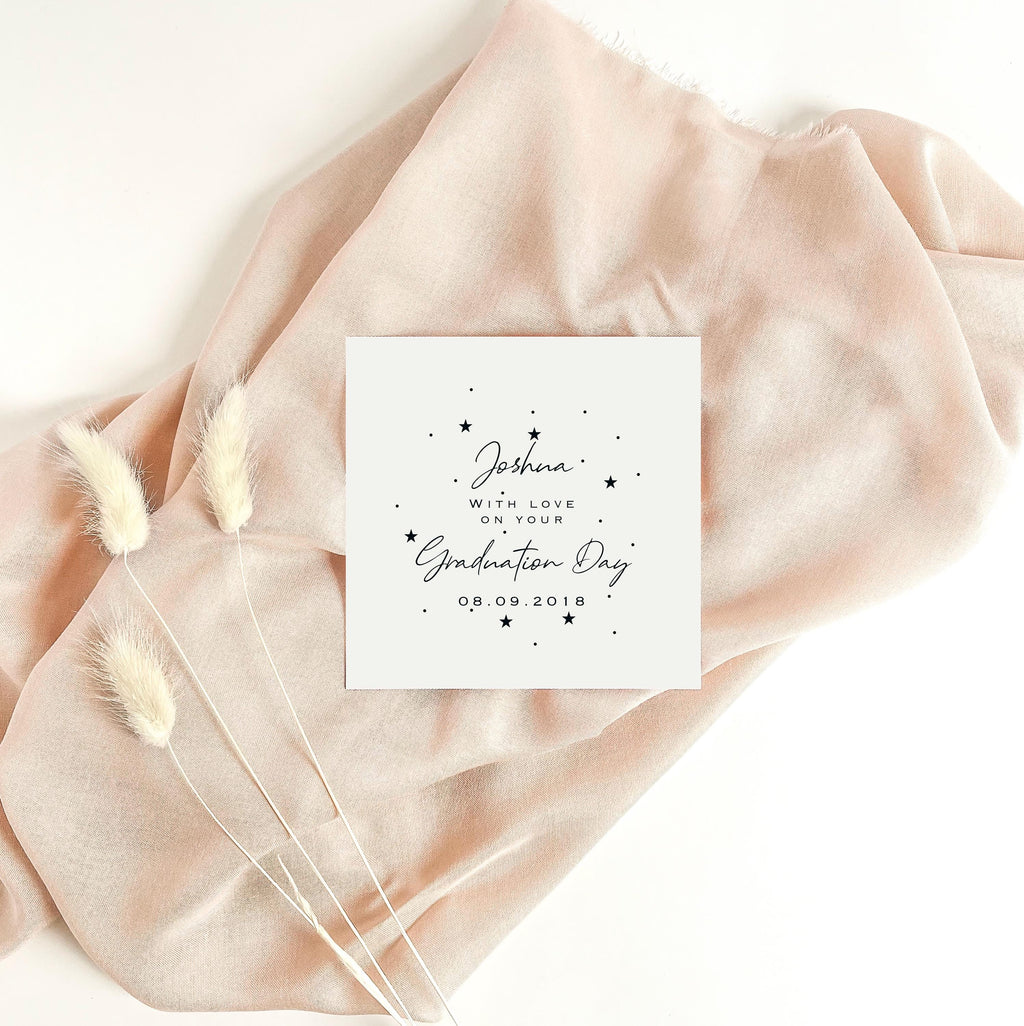 Personalised Graduation Card – Elegant Keepsake