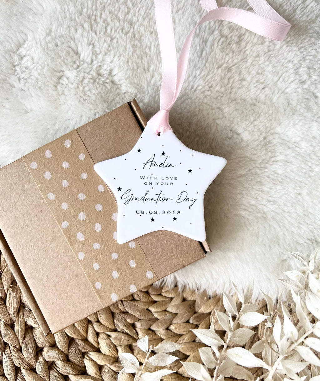 Personalised Graduation Ornament – Ceramic Keepsake