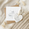 Personalised Anniversary Card & Ceramic Heart Gift Set