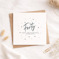 Personalised 40th Birthday Card