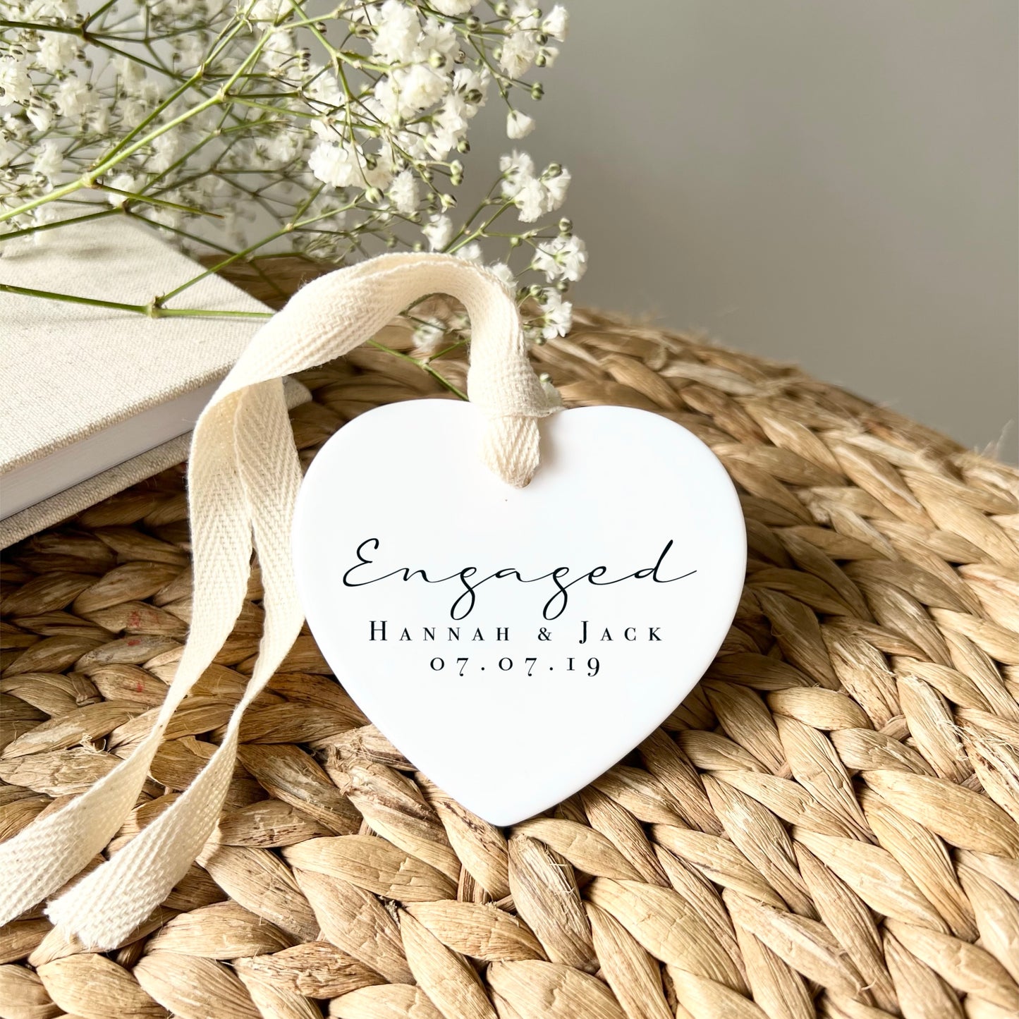 Personalised Engagement Decoration Gift