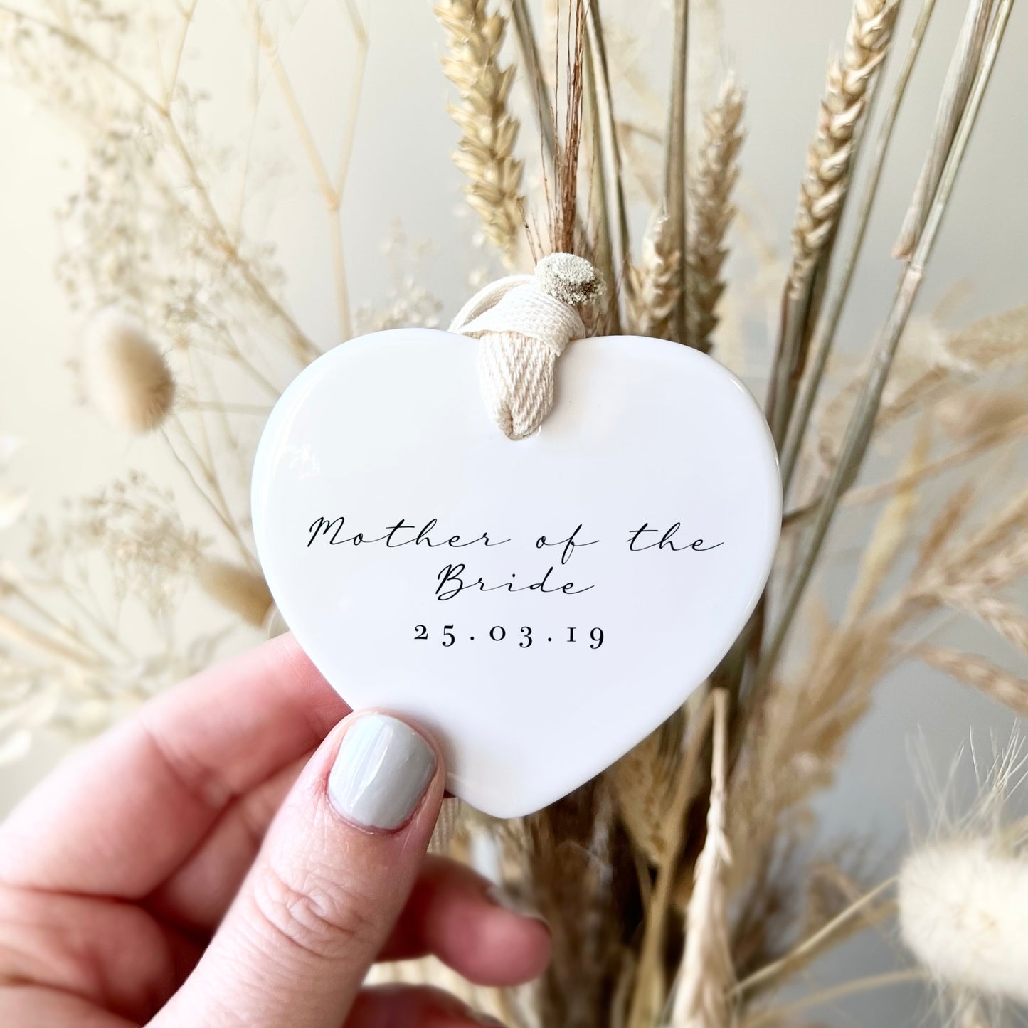 Personalised Mother of the Bride Ornament