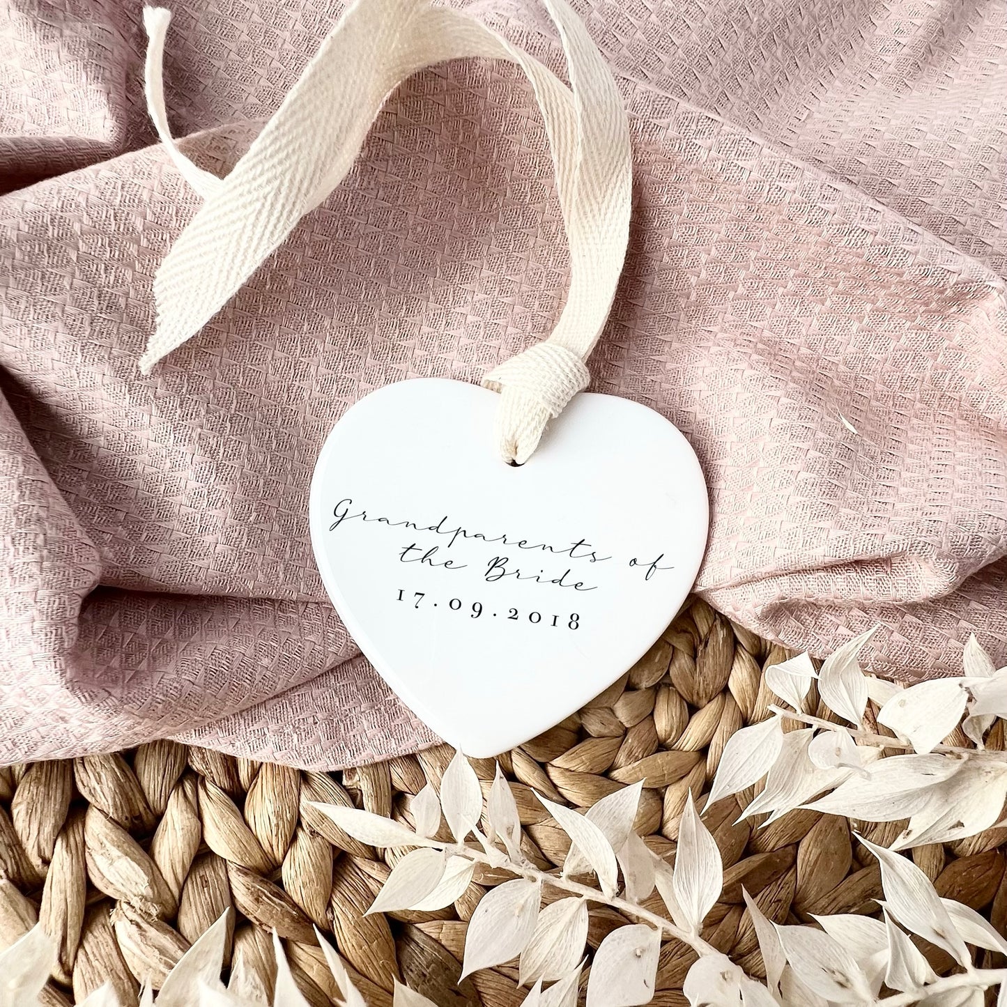 Personalised Grandma of the Bride Keepsake