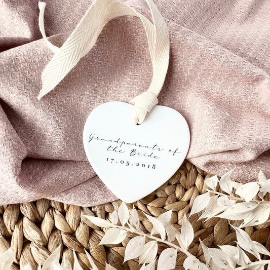 Personalised Grandma of the Bride Keepsake