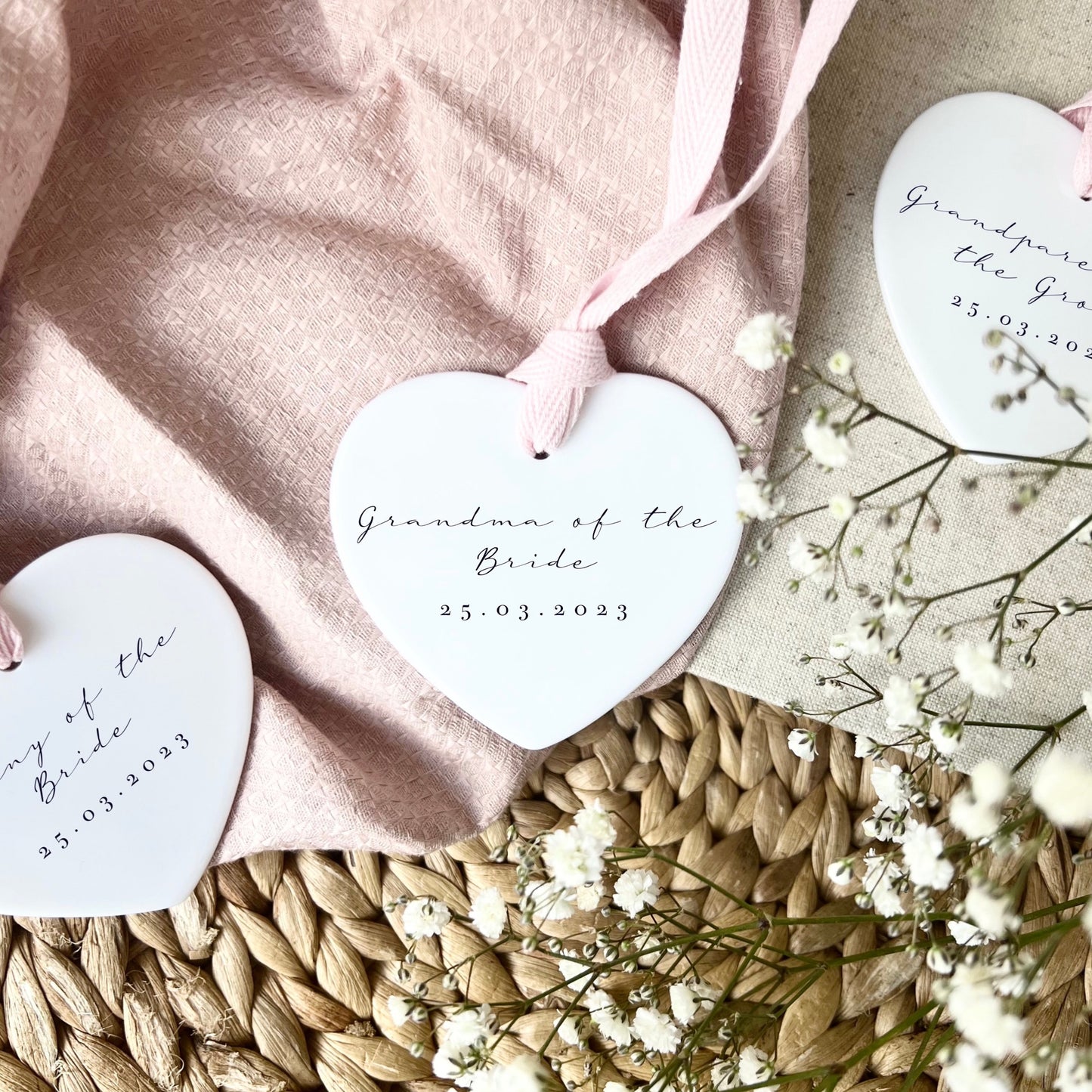 Personalised Grandma of the Bride Keepsake