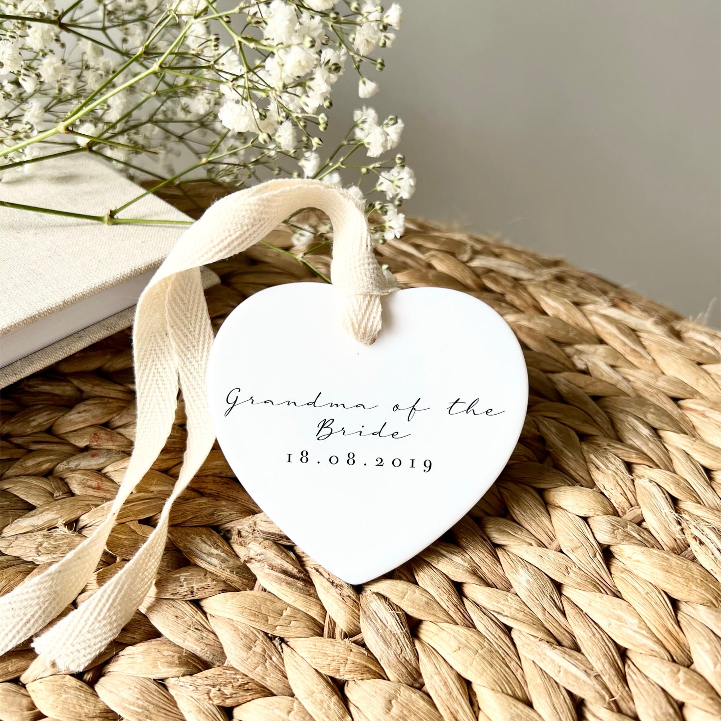 Personalised Grandma of the Bride Keepsake