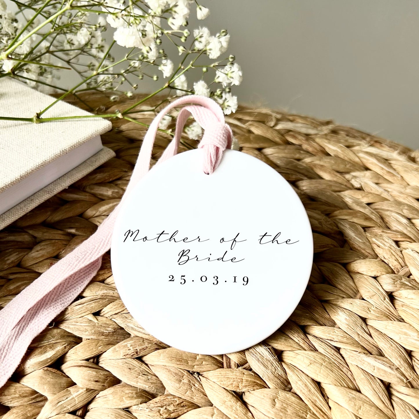 Personalised Mother of the Bride Ornament